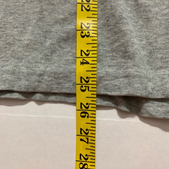 J.Crew Factory Grey Scalloped Long Sleeve Top - Picture 8 of 8